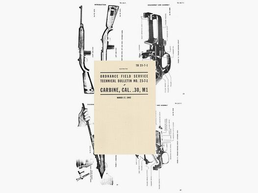 Nachdruck US-Dienstvorschrift 30M1 Carbine Feld-Instandsetzung