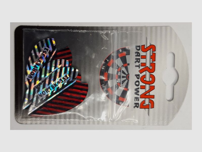 Dartpoint Flights Vortex 353 red/silver Dart & Accessories