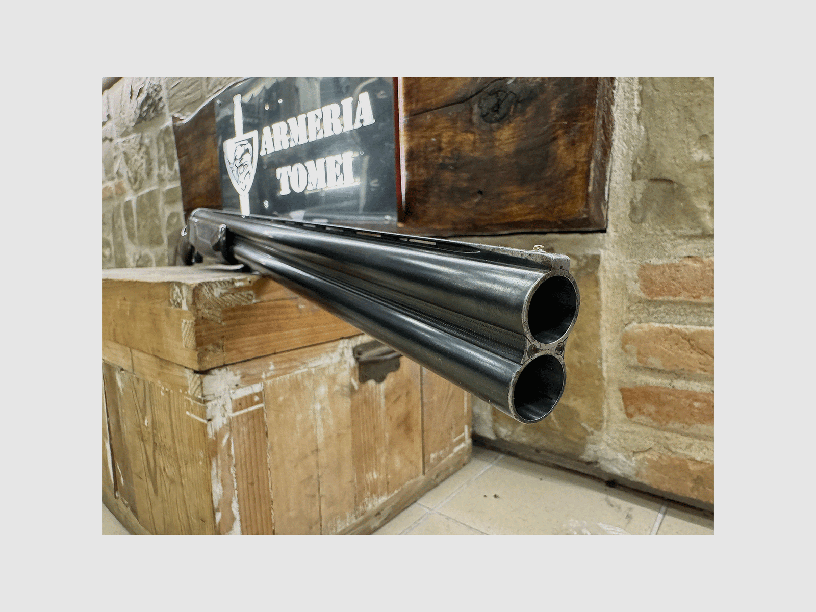 USATO – FUCILE SOVRAPPOSTO – BERETTA MOD. S 56 E cal. 12, immagine 3 di 6