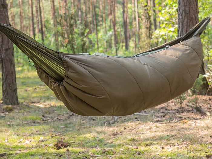 Lesovik Otul lightweight olive-green underquilt (otul-lite), image 3 of 14