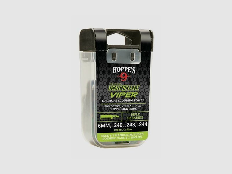 Cuerda de limpieza Hoppe BoreSnake Hoppe's Viper para rifles de calibre