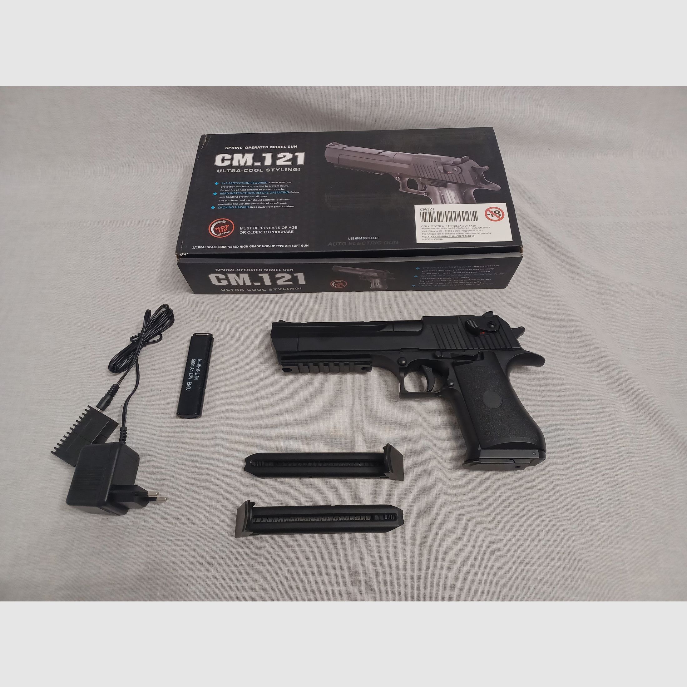 Israel Eagle .50 AEP / Desert Eagle / 6 mm BB / Airsoft / Pistola / OVP (164)