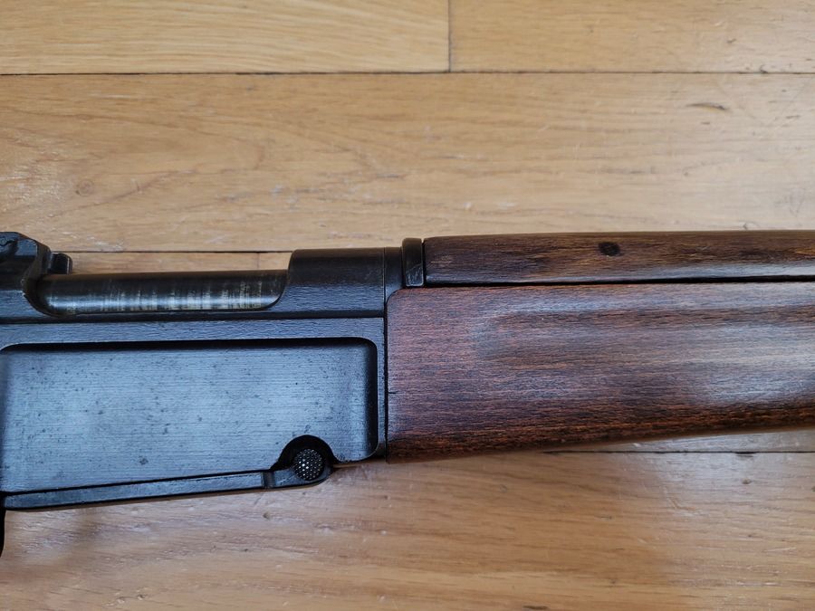 Bemerkenswerter MAS 36 1. Typ aus Original – Keine Modifikation nach Ende 1939 – 7,5×54 MAS – Mononummer inklusive Bajonett – Ausgezeichneter Lauf – Gewehrriemen – Clips verfügbar – TBE ++ – Ein Top-Sammlerstück!, Bild 33 von 36