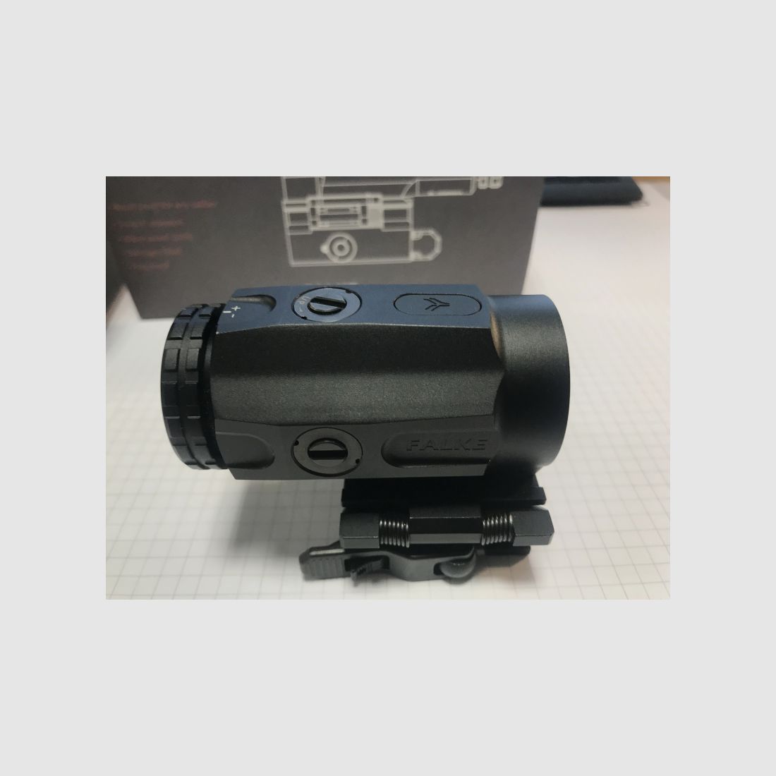 Falke B3X lE Magnifier Auto-Side-Up 3fach Vergrößerung NP 325 Steiner Zeiss Sig Sauer AR15