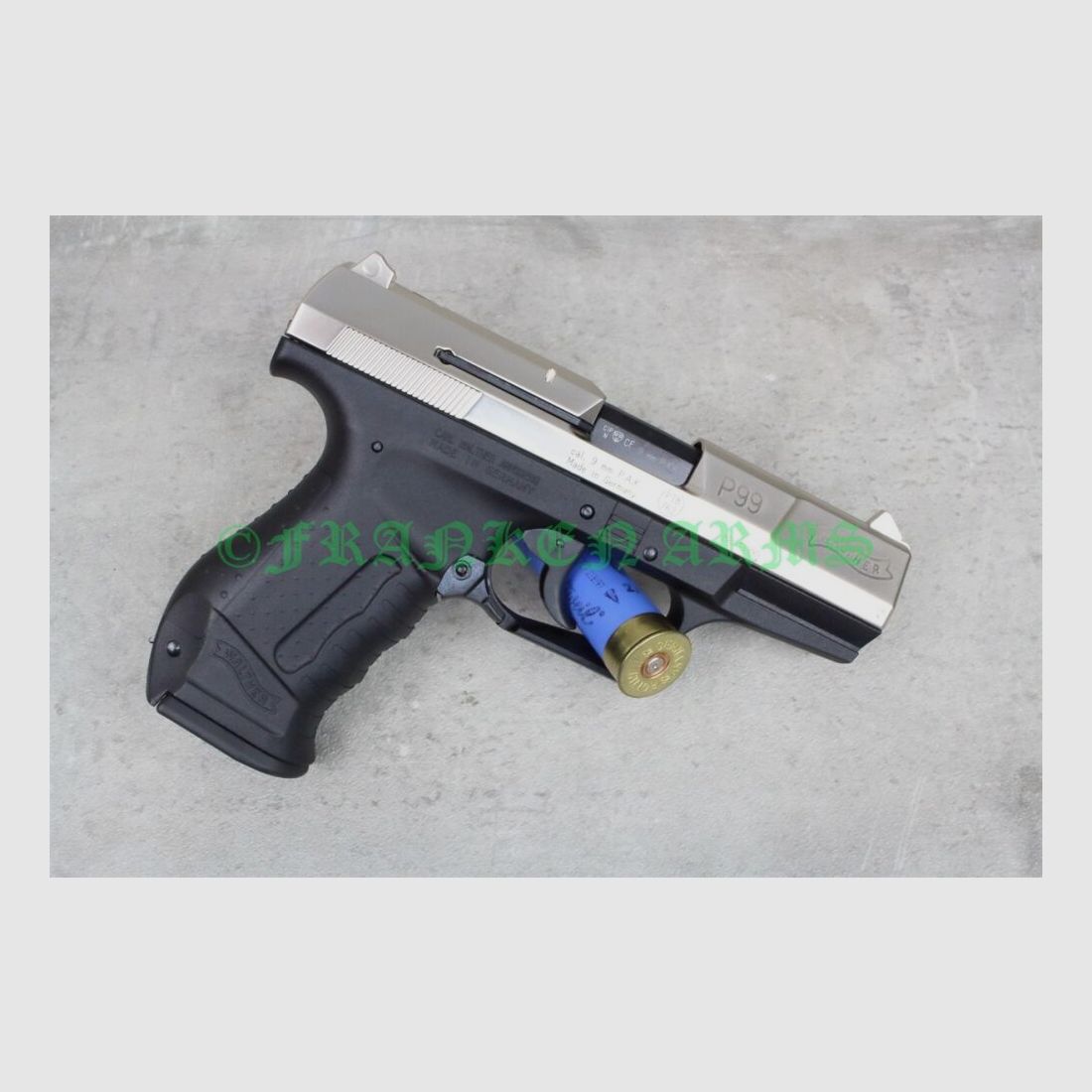 Walther P99 9mm P.A.K. Nickel, Bild 2 von 3