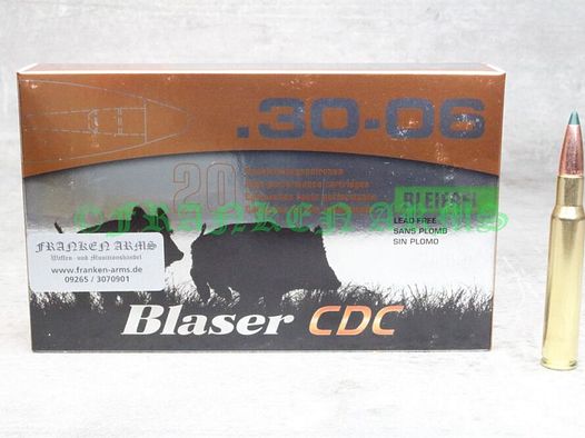 Blaser	 CDC .30-06 Spr. 160gr. 10,4g 20 Stück
