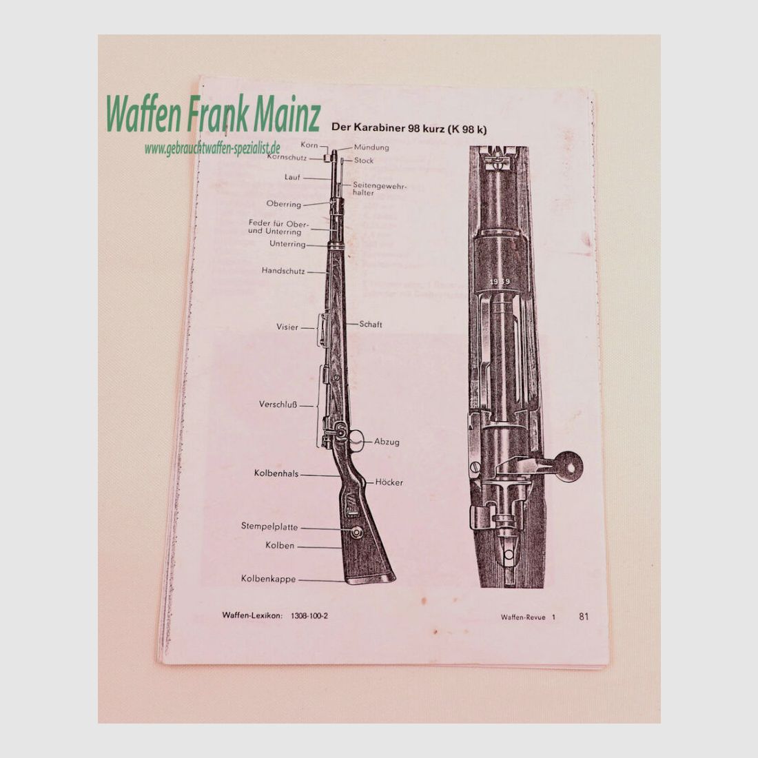 Instrucciones de uso de Mauser K98/k