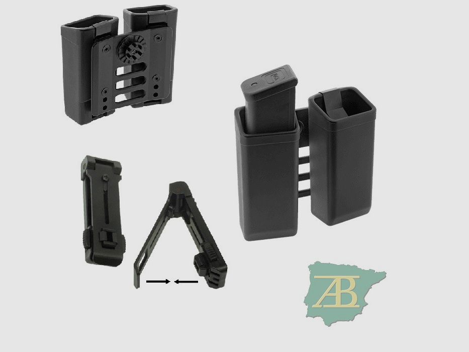 MAGAZINHALTER EURO SECURITY PRODUCTS (ESP) MH-MH-14 + ROTIERBARE HALTERUNG UBC-02