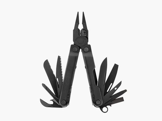 Leatherman REBAR Black, Molle Holster, Schwarz