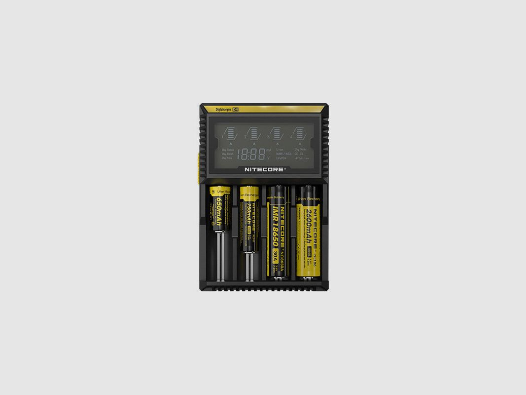 Digicharger 4 Batterien - Nitecore - NCD4