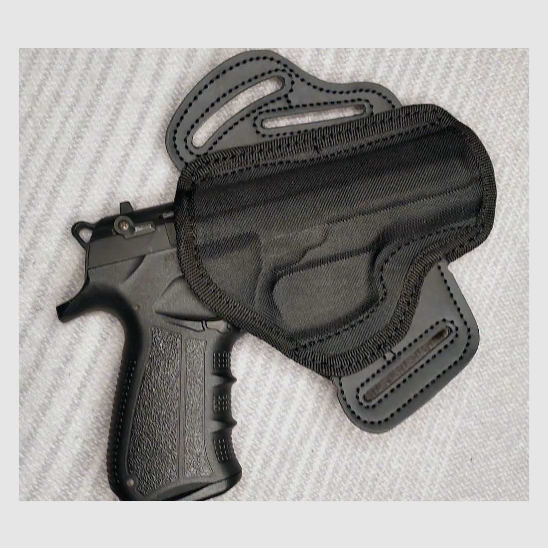 Zoraki 918 9mm P.A.K. zwart (PTB 1024) met twee magazijnen (1x18 - 1x25) en een nieuw First Strike Cordura holster