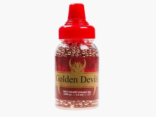 Steel BBs Golden Devils 4.5 mm 1500 pcs.