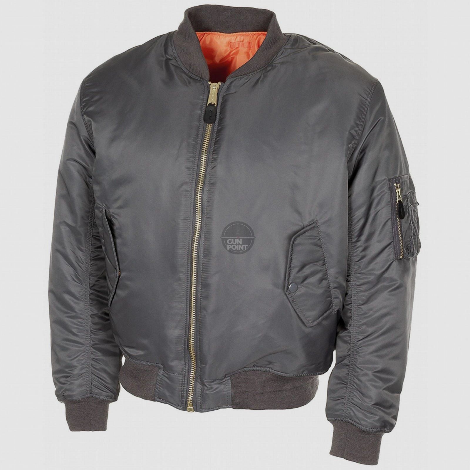US pilot jacket MA1, urban gray - Size: L