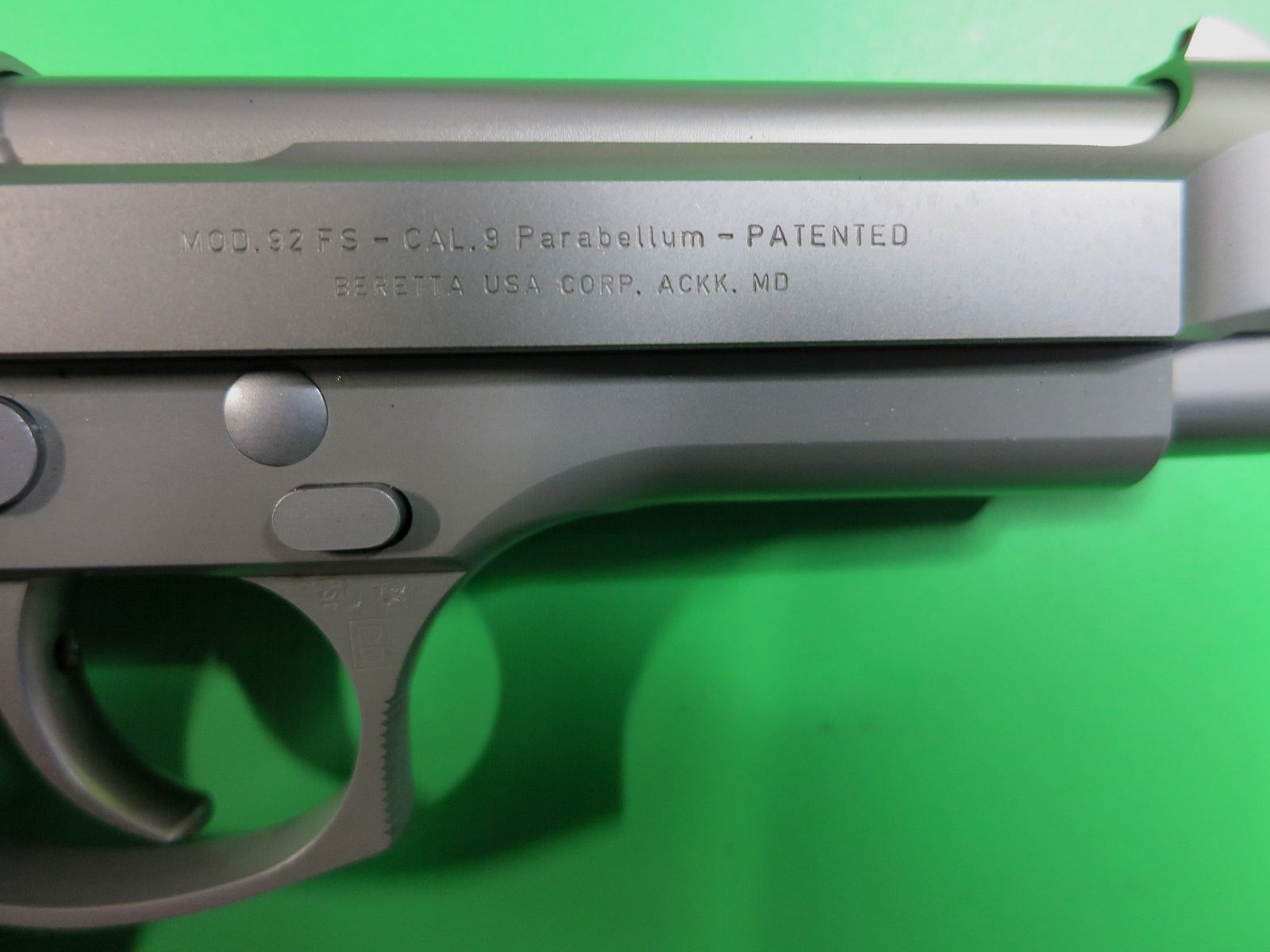 Pistola semiautomatica Beretta 92 FS, 9 mm Luger, pistola delle forze armate statunitensi #65