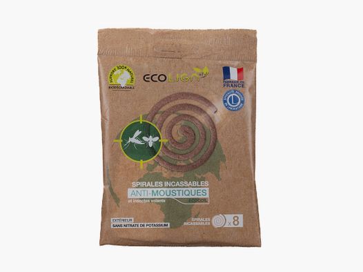 Relags accessoires de plein air spirale anti-moustiques 8 pièces Ecolign accessoires de chasse