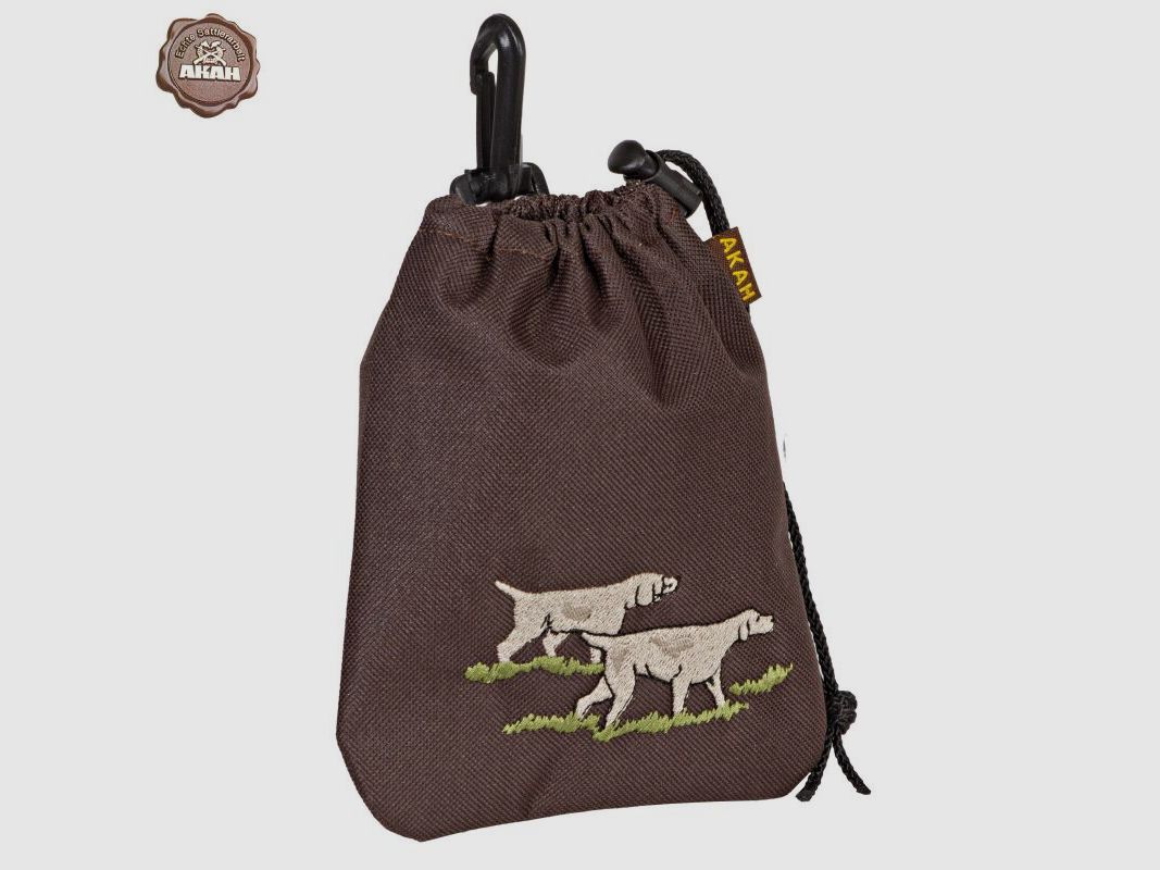 AKAH Leckerli Beutel mit Jagdhund Motiv