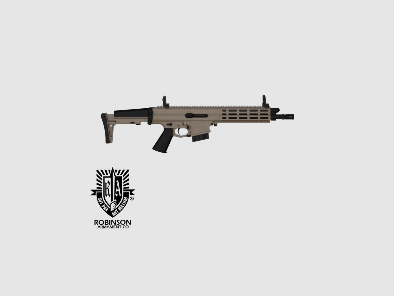 ROBINSON ARMAMENT XCR-L .223 REM FDE 11″