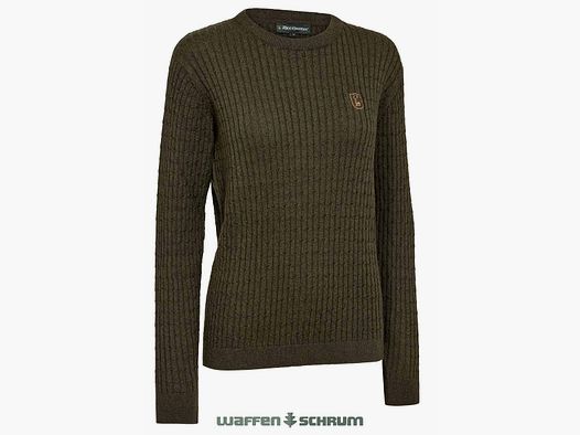 Deerhunter Pullover Harrington Kabelpatroon Ember Melange