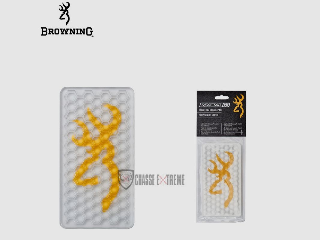 BROWNING Anti-Recul Plaquette Reactar G3 Weiß