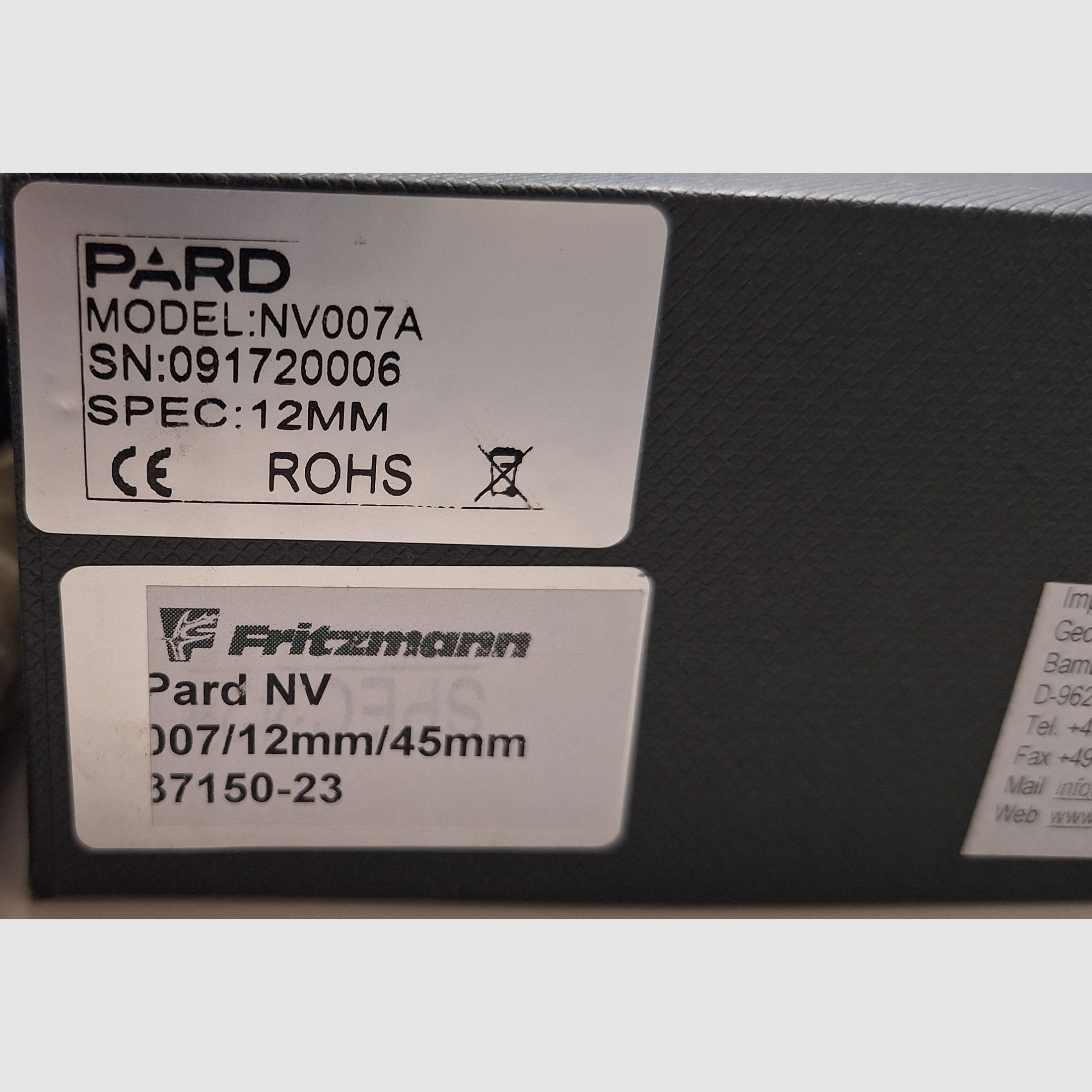 PARD 007A Night Vision Device 850nm 12mm