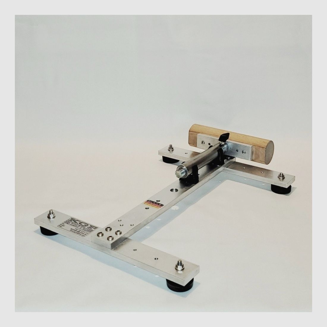 KGF-Auflagestativ - Auflageständer Alu HT-1000-Basic18 mit Buchenholz-Auflage 5x18cm, klappbar