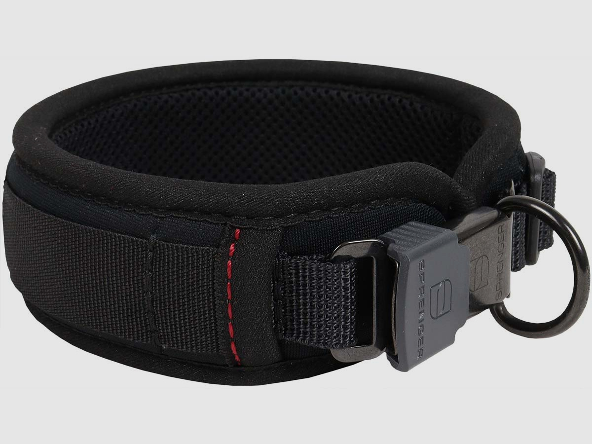 AKAH Neopren Halsung Comfort Plus - Schwarz Kunststoff-Schnellverschluss