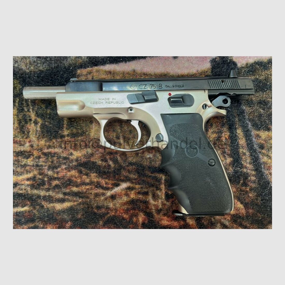 CZ75B BiColor Neuwertig 9mmLuger Bicolor & HOGUE Griff