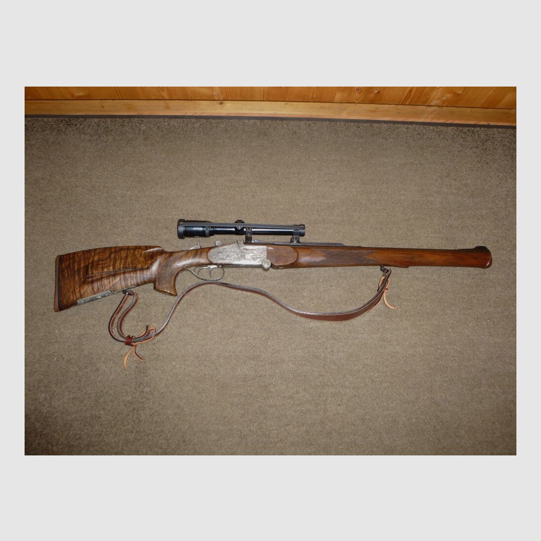 Otto Baier KS 88, left-handed, caliber .416 Rigby, 6x70R