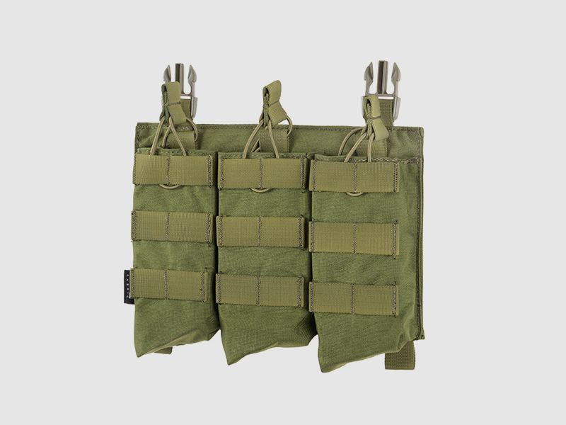 Buckle Up Triple AK47/AKM Pouch Panel - Olive