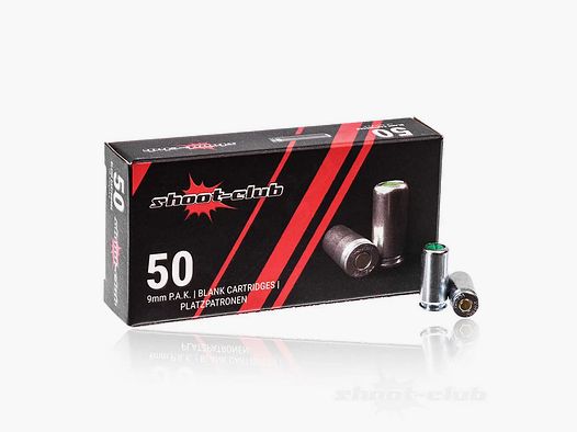 9mm munizione P.A.K. segnale colpo di avvertimento NUOVO - LEGGI LA DESCRIZIONE