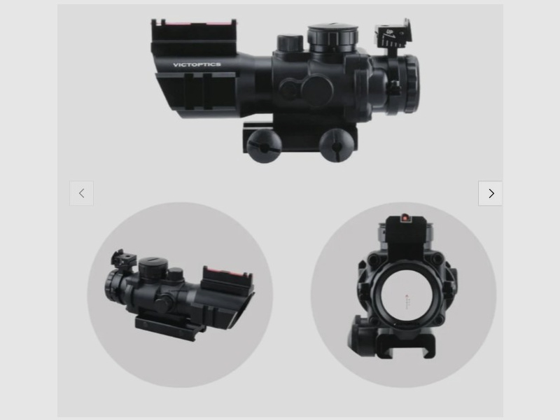 Victoptics OPSL12 C1 4x32IR - für 21mm Picatinny/Weaver - für Airsoft, Schießsport, usw.