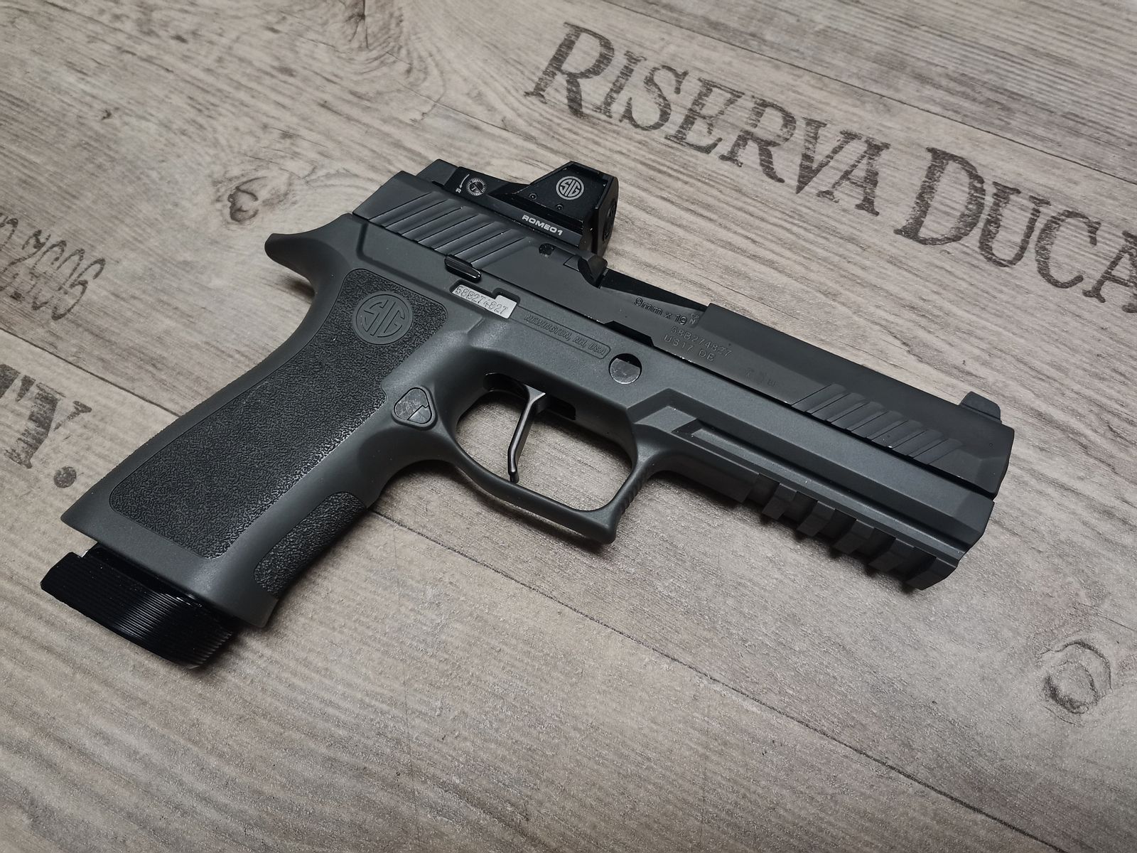 Sig Sauer P320 RX Full Size 9mm Luger halbautomatische Pistole IPSC Tungsten Grip Apex Trigger