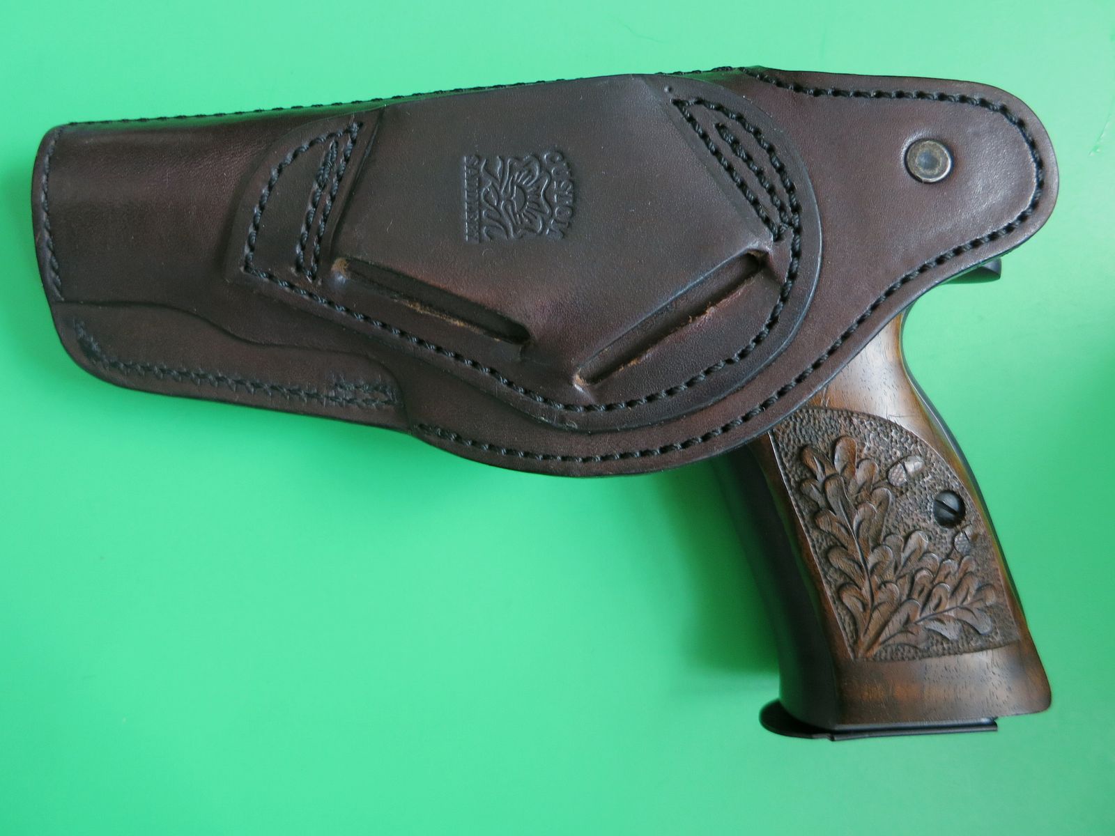 Pistolen-Holster Custom K.M. Saddlery "Escort" CZ75 oder, z. B. 1911er