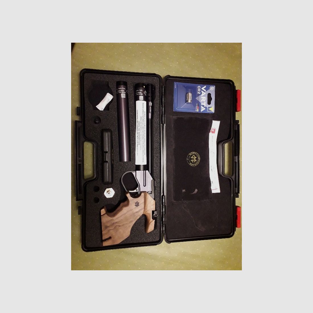 Morini LP CM 162 EI - Titan mit elektronischem Abzug und 2 Kartuschen - NEU - 