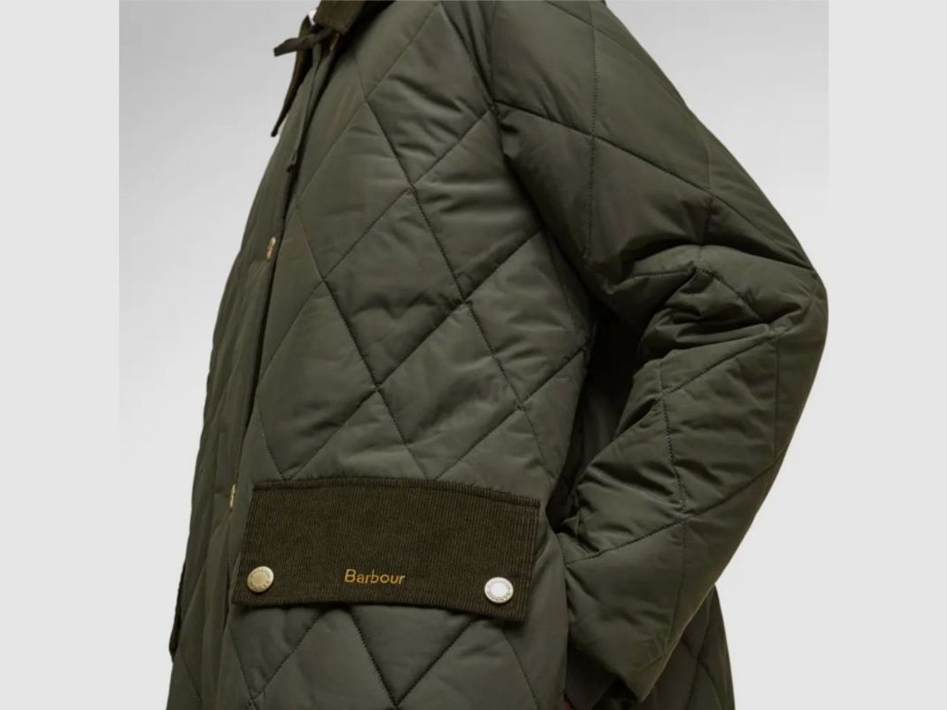 Barbour D-Jacket Meredith Quilted Long, image 8 of 16