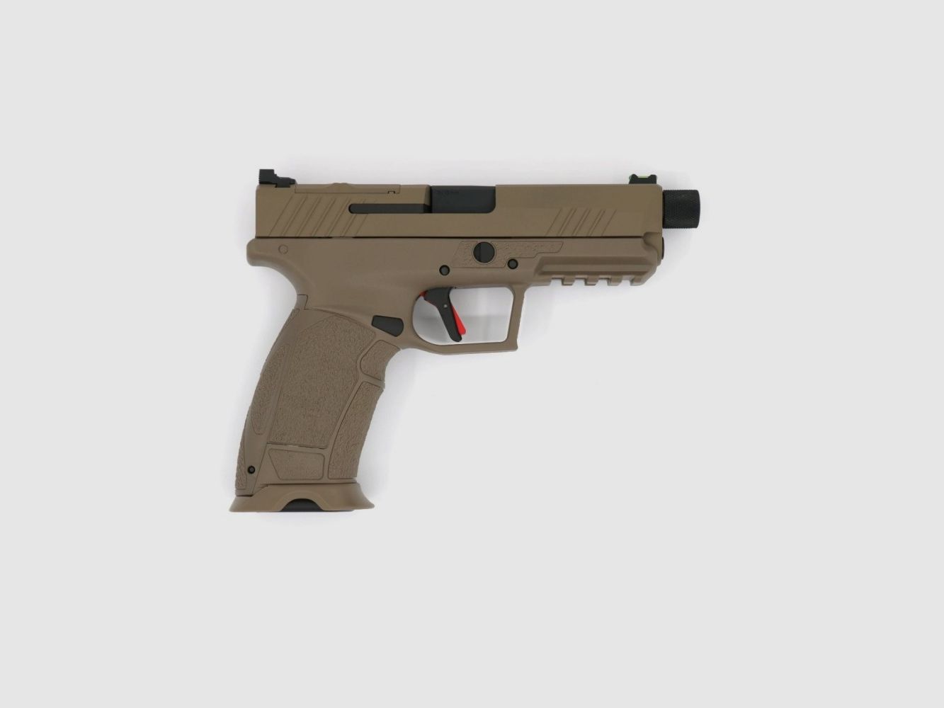 Pistolet Tisas ZIGANA PX-9 Duty TH Gen3 OR FDE, cal. 9mm Para, 18 coups chargeur SIG P226, canon fileté de 4,6", incl. holster