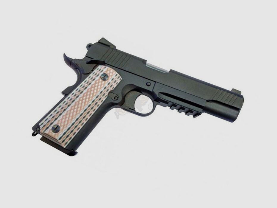 M45A1 Tactical Full Metal, GBB Black -F-