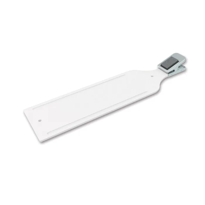 Pesce - Tavola da filettare - 61 x 18 cm - con molla di serraggio extra forte - Bianco