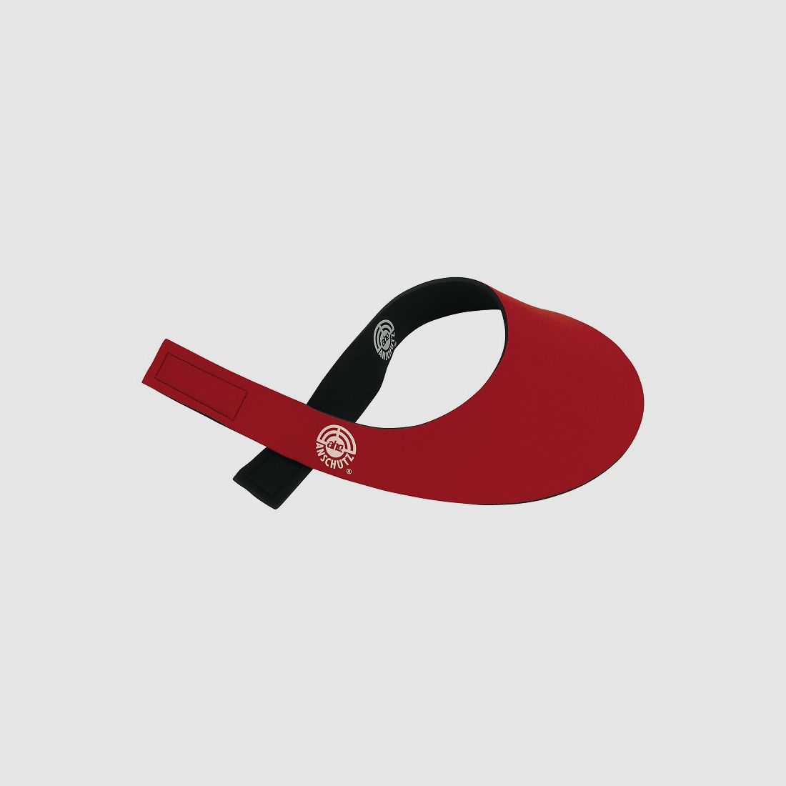 AHG-Anschütz Neopren Schild rot Schießmütze/Stirnband