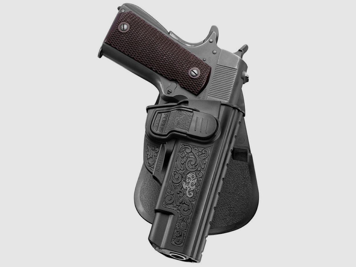 Fobus Paddle Trigger Locking Holster RT für die meisten 1911 Modelle ohne Schiene