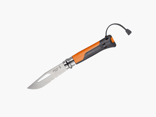 MESSER – OPINEL – N.8 INOX OUTDOOR SPORTS ORANGE