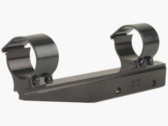 Weaver 1" Afneembare Zijmontage Ringen Langstijl Hoog Glanzend Zwart 25,4mm hoog, BH mm