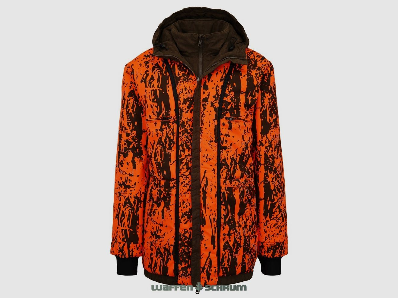 Hubertus Wendejacke Janus Micro Olive/ orange