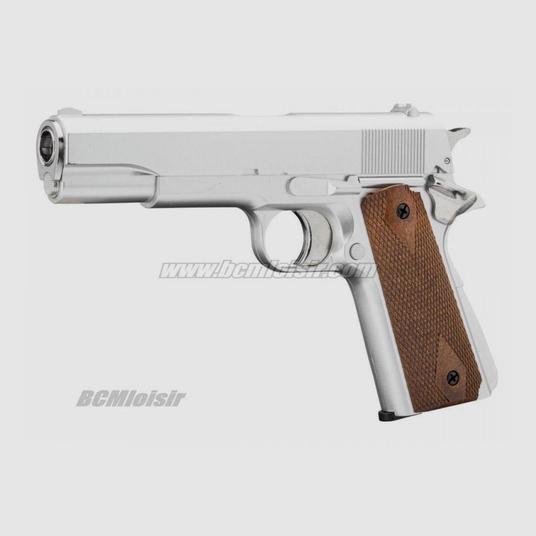 GBB 1911 Mini AW CUSTOM - Wykończenie Srebrne - Realistyczny Blowback - Precyzja i Niezawodność w Terenu, zdjęcie 5 z 5