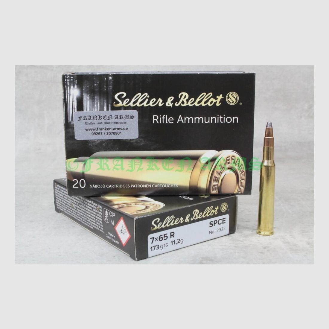 Sellier&Bellot 7x65R SPCE 173gr. 11,2g 20 pièces prix dégressifs