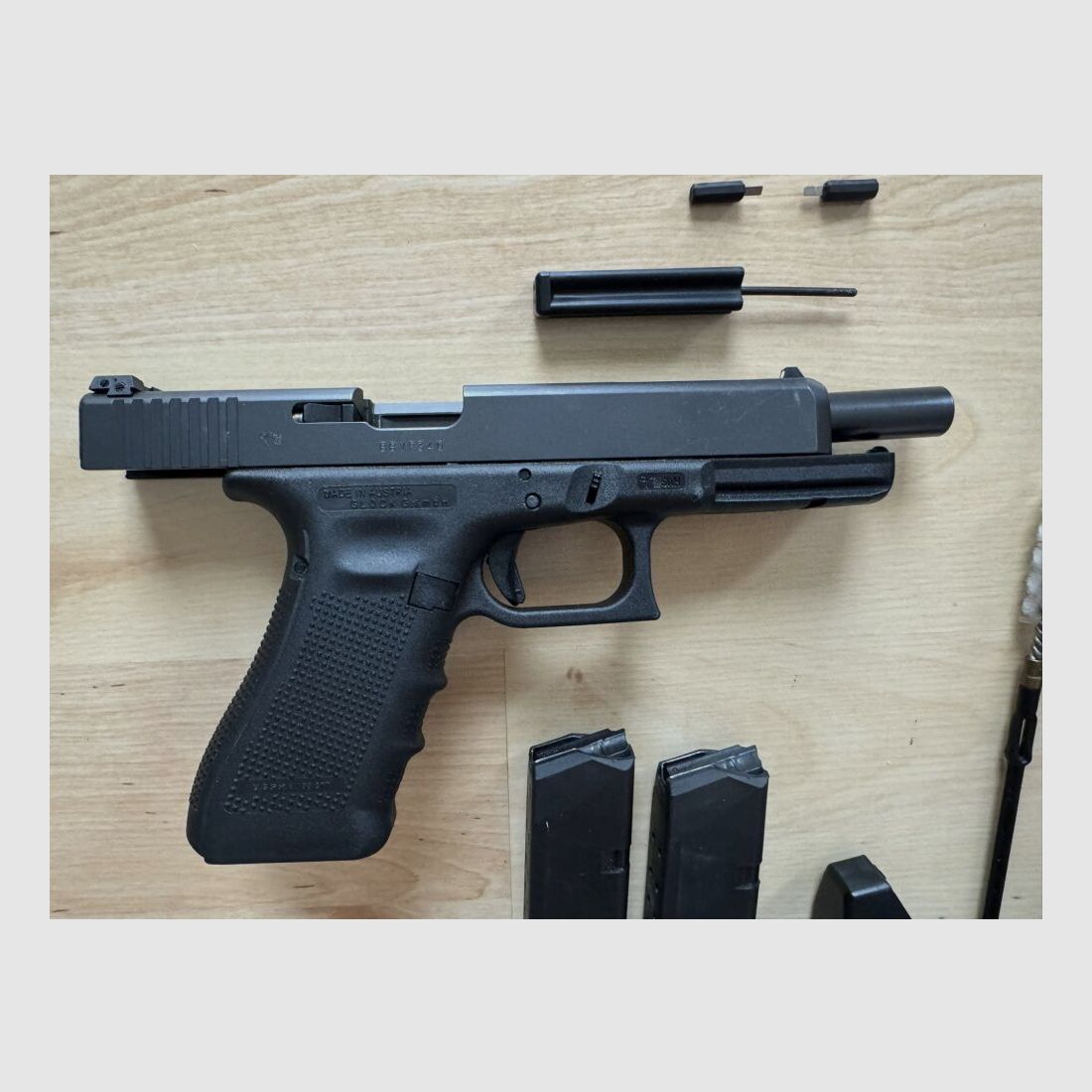 Glock 34 Gen4 inkl. ZEV Abzugstuningkit und OVP, Zubehör 9mm Luger 9x19