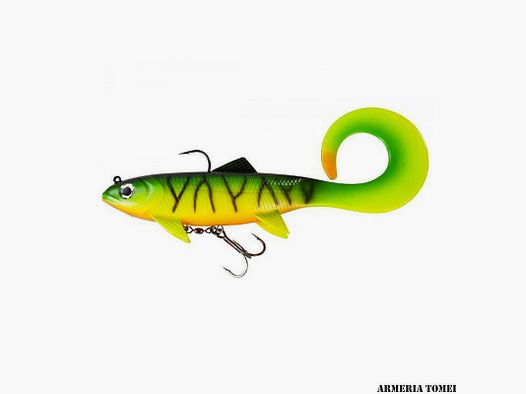 DAM EFFZETT – PIKE SEDUCER CURL TAIL 23cm / 130gr Fire Tiger
