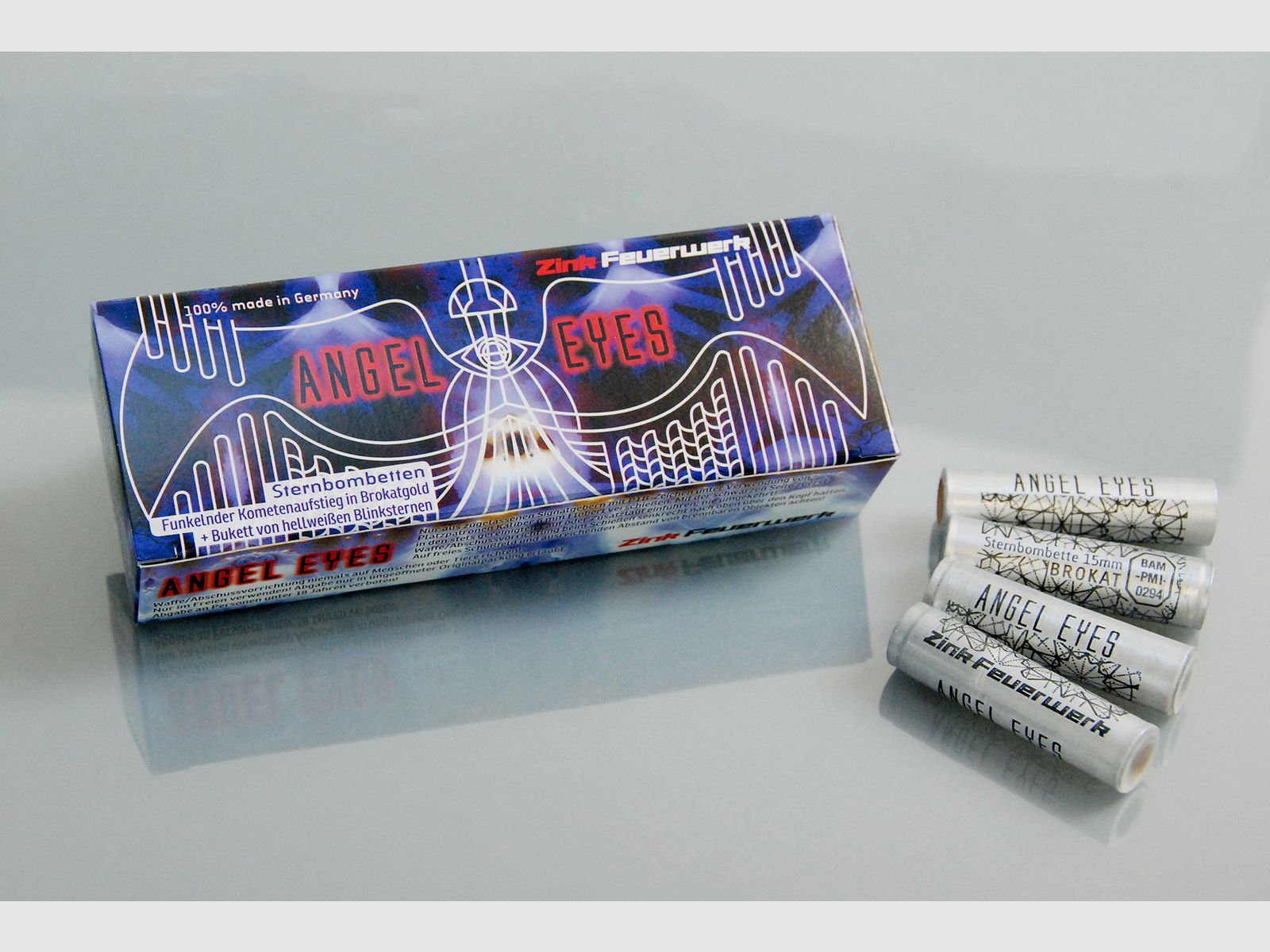 Zinc Signal Fuochi d'artificio Angel Eyes, 20 colpi