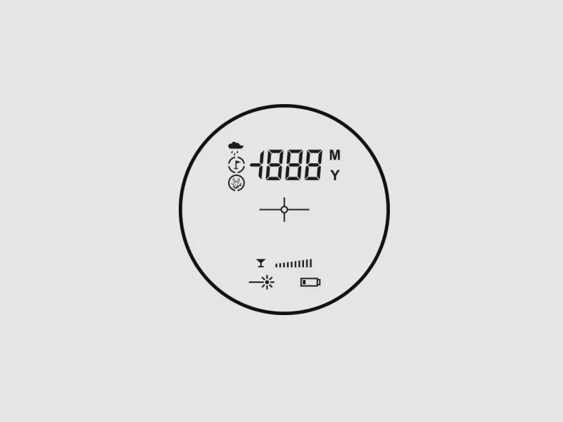 Hawke – Laserafstandsmeter 800 / LCD, afbeelding 2 van 2