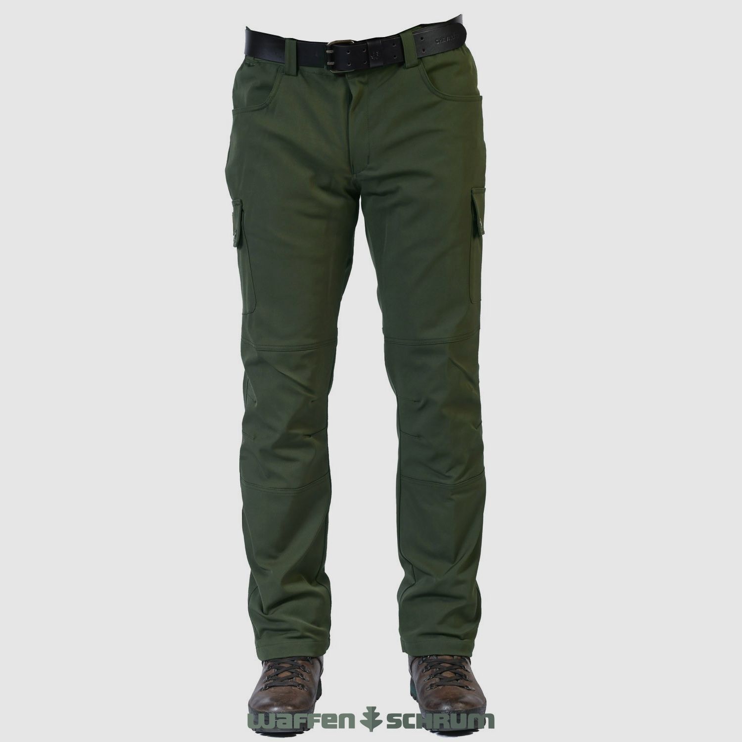 Hubertus Dornenhose mit Futter  Dunkel-oliv